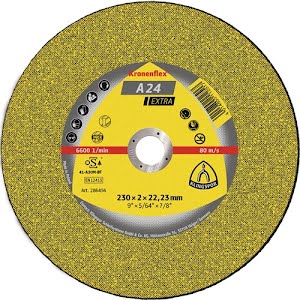 Cutting disc A 24 extra dm180x3mm straight steel bore 22.23 mm KLINGSPOR