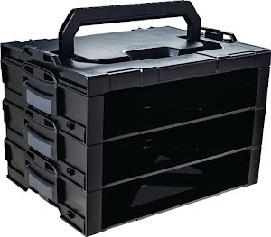 Boîte d'assortiment coffre-fort i-BOXX® Rack bloc de 3 unités l442xP304xH342mm BS SYSTEMS