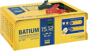 Acculader BATIUM 15-12 6/12 V effectief: 11/aritmetisch: 7-10-15 A GYS