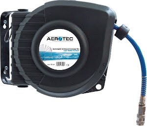 Tambour de câble à air comprimé Aero 8 Automatique D. intérieur 9,5 mm D. AEROTEC
