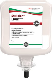 Huidverzorgingscrème Stokolan® Light PURE 1 l geur-/kleurstofvrij patroon STOKOLAN