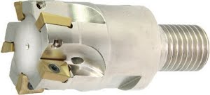 Inschroeffrees d. 32 mm vernikkeld met interne koeling snedeaantal 5 PROMAT