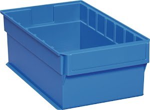 Promat Shelf container L400xW235xH145mm blueolypropylene