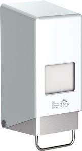 Soap dispenser VARIOMAT M H316xW134xD128 approx.mm 2 l white IVRAXO