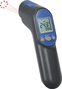 Thermomètre à infrarouge - 33 à + 500 degr. C 2 x de type AAA TFA
