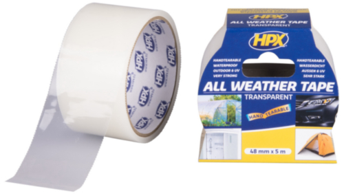 HPX All weather tape Transparant 48MMX5M