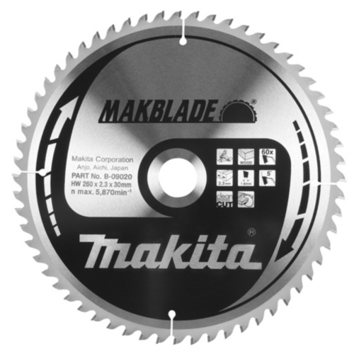 Makita Circular saw blade 216X30X2,1 60T