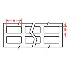 Brady Feuerbeständiges Wickeletikett M71-17-472 500PC