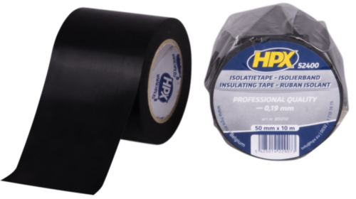 HPX 52400 Isolatietape Zwart 50MMX10M