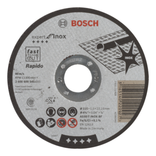 Bosch Disco de corte AS 60 T BF 115MM