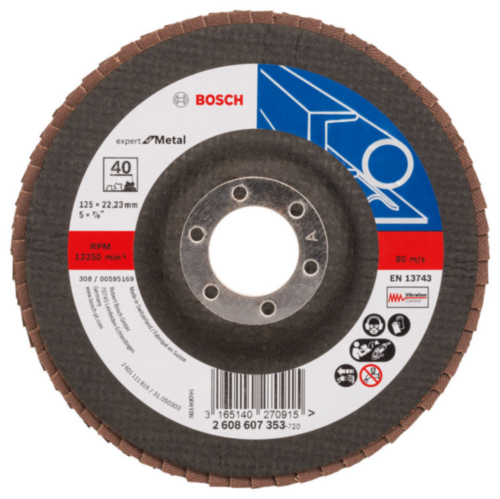 Bosch Flap disc 1 125X551 RECHT 40