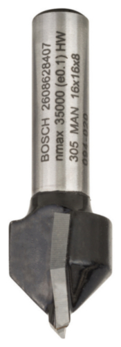 Bosch V-groove cutter V-GROEF HM16X16/8MM