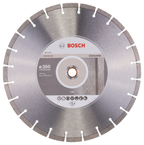 Bosch Diamantschneidscheibe 350X20+25,40X2,8X10