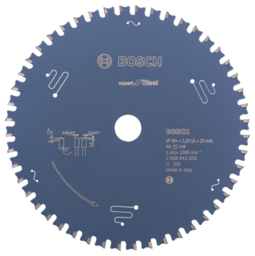 Bosch Hoja de sierra circular 184X20X2/1.6X48 T