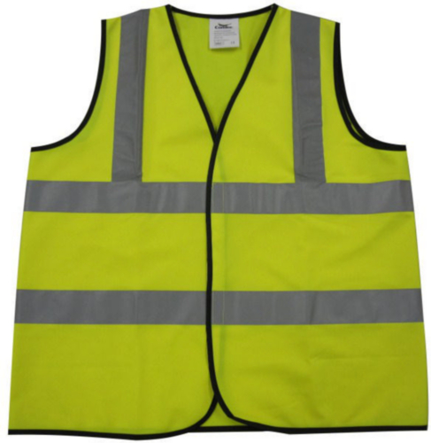 Condor Hoge zichtbaarheid verkeer vest Geel HI-VIZ 001Y - XL