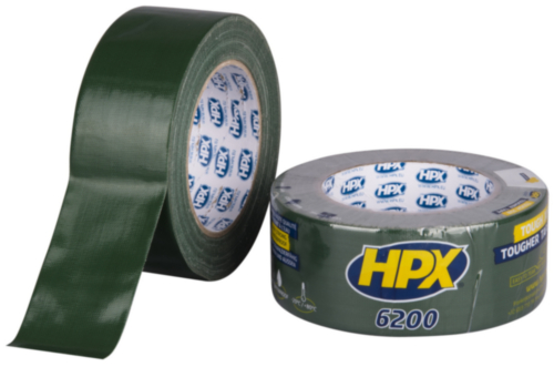 HPX 6200 Duct tape Olive green 48MMX25M