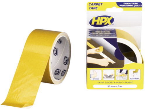 HPX Dubbelzijdige tape Wit 50MMX5M