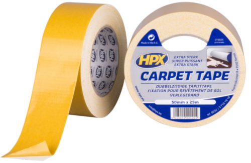 HPX Dubbelzijdige tape Wit 50MMX25M CT5025