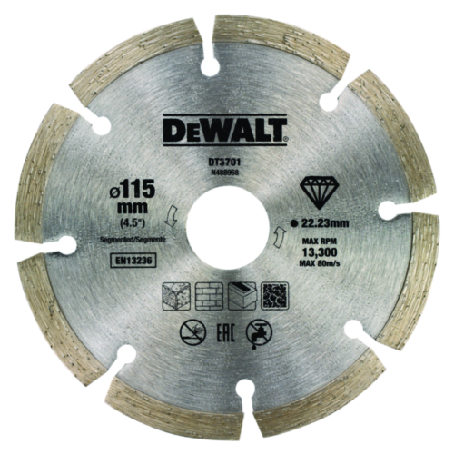 DeWalt Gyémánt vágótárcsa 115mm 22.2mm