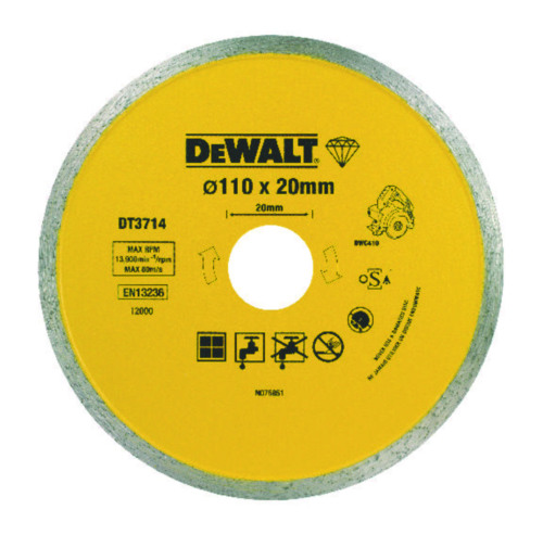 DeWalt Diamond cutting disc 110x20mm