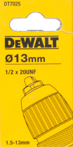 DeWalt Snelspanboorhouder 13mm 1/2x20UNF