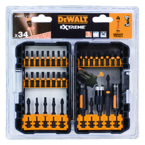 DEWA 34PC SCREWDR BIT SET DT70615T-QZ