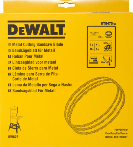 DeWalt Bandsaw blade 2215x6x0,6mm, 18TPI