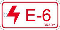 Brady Etiquette source d'energie E-6-75X38MM-SAPP 25PC