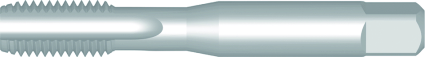 Dormer Hand tap end cutter E500 ISO 529 N/A HSS Blanc M6x1.00mm NO3