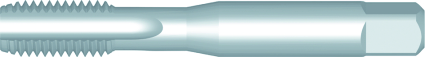 Dormer Taraud à main coupeur d'extrémité E524 ISO 529 N/A HSS Blanc 1/2Inx20 NO3