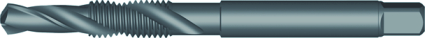Dormer Macho de roscar combinado E650 HSS Revenida a vapor M5x0.80mm