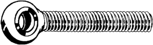 Tornillos de Ojo - Totalmente roscados DIN 444LG