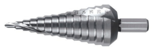 Ruko Step drill Spiral Fluted with Split point HSS 2-14 4,0-30,0MM