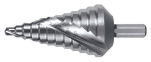 Ruko Step drill Spiral Fluted with Split point HSS 3-12 6,0-38,0MM