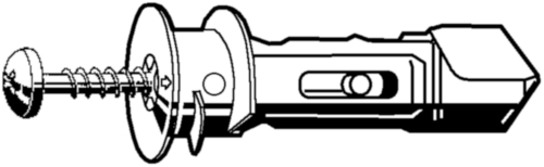 SPIT Self-drilling anchor for plasterboard Zamac 3 Zinc plated PLUS TP 12-PLUS