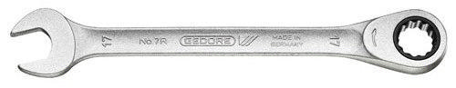 Steekringratelsleutel 7 R sleutelwijdte 17 mm lengte 225 mm recht GEDORE
