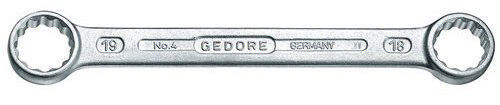 Double-ended ring spanner 4 6 x 7 mm 99 mm straight GEDORE