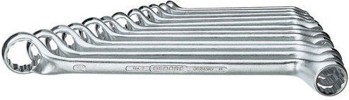Gedore Double ended ring spanner sets 2-122 ISO 2-122 ISO