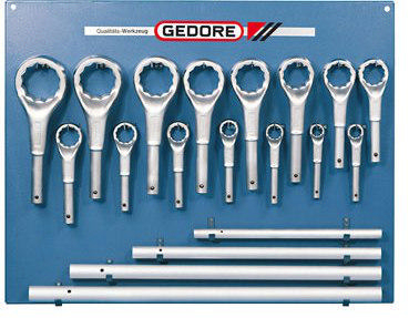 Gedore Heavy duty ring spanner sets 2 ATM 2 ATM