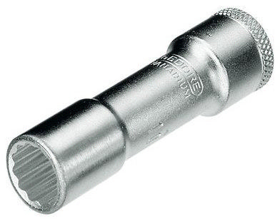 Socket bit D 30 L 3/8 inch 12-point width across flats 12 mm length 63.5 mm GEDO