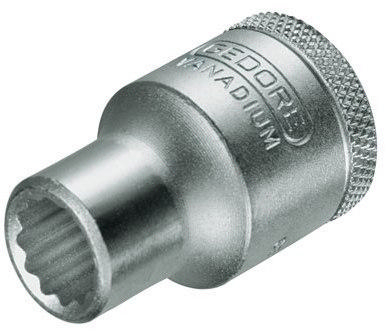 Socket bit D 19 1/2 inch 12-point AF 5/8inch length 39.5 mm GEDORE