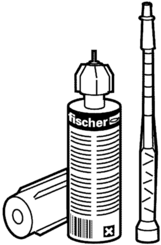 FISCHER Injection cartridge 2 x FIS MR Plus nozzles