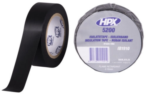 HPX 5200 Isolatietape Zwart 19MMX10M