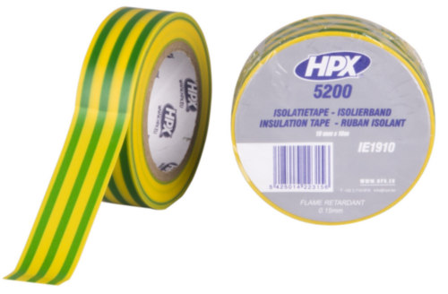 HPX 5200 Isolatietape Geel/Groen 19MMX10M