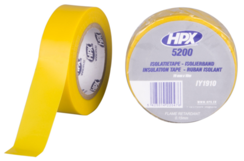 HPX 5200 Isolatietape Geel 19MMX10M IY1910