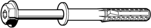 FISCHER Long-shaft fixing Plastic SXS-F US A4