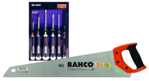 Bahco Handgereedschappen deals SET SCHR.DR + ZAAG