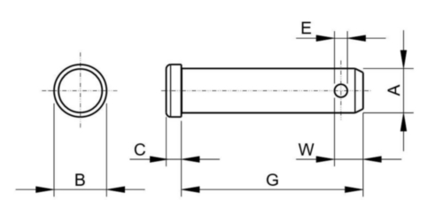 Bolzen ASME b18.8.1 ASME B18.8.1 Carbonstahl Elektrolytisch verzinkt