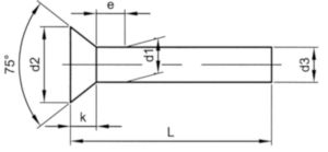 DIN 661/302 Steel C4C/C10C Plain 2X6MM