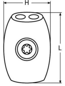 Serre câble Acier inoxydable (Inox) A4